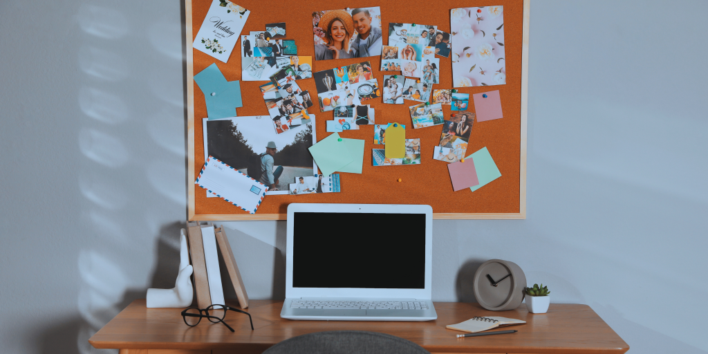 Visual board in building atomic habits-inspired side hustle routines