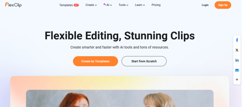 flexclip best AI tool for side hustlers