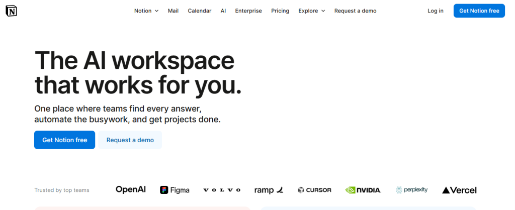 Notion AI top AI tool for freelancers