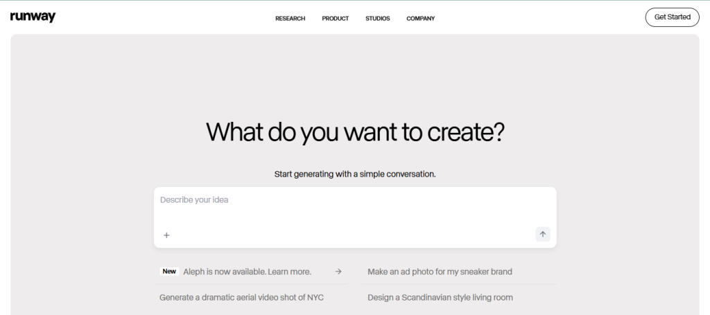 Runway top AI tool for side hustlers