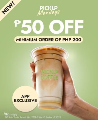 International Coffee Day Promo Philippines of Pickup Coffee P50 off