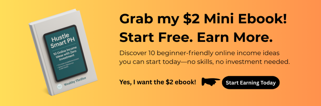 Earn money online thru $2 ebook -- Hustle smart PH